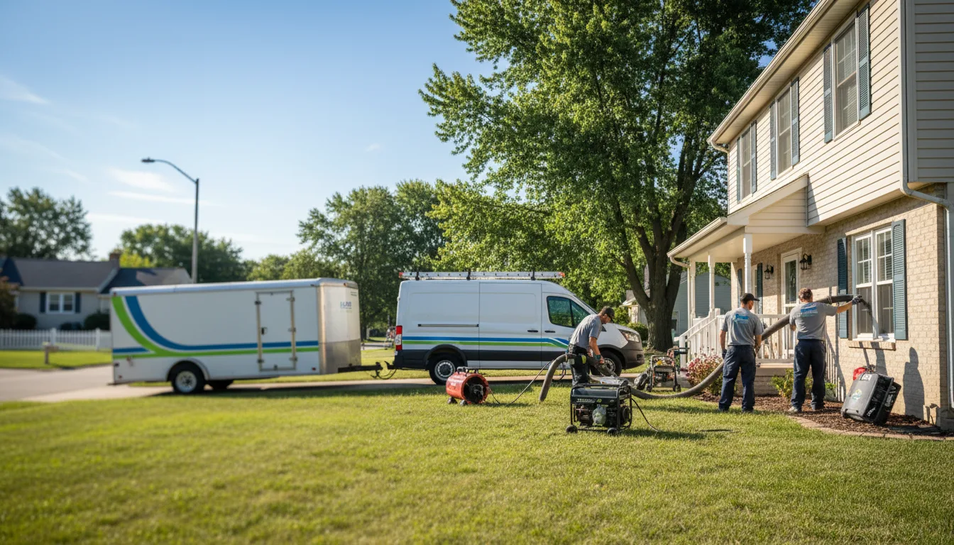 Flooded Basement Restoration And Cleanup With Repair in Osborn, MO near me